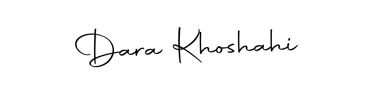 Design your own signature with our free online signature maker. With this signature software, you can create a handwritten (Autography-DOLnW) signature for name Dara Khoshahi. Dara Khoshahi signature style 10 images and pictures png