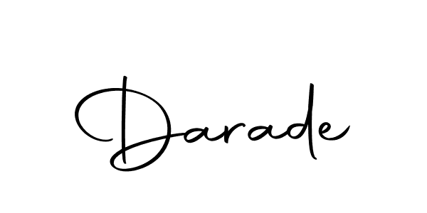 Also we have Darade name is the best signature style. Create professional handwritten signature collection using Autography-DOLnW autograph style. Darade signature style 10 images and pictures png