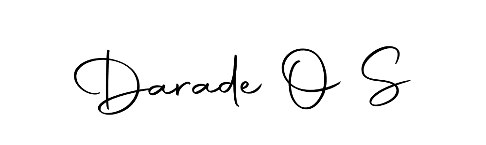 This is the best signature style for the Darade O S name. Also you like these signature font (Autography-DOLnW). Mix name signature. Darade O S signature style 10 images and pictures png