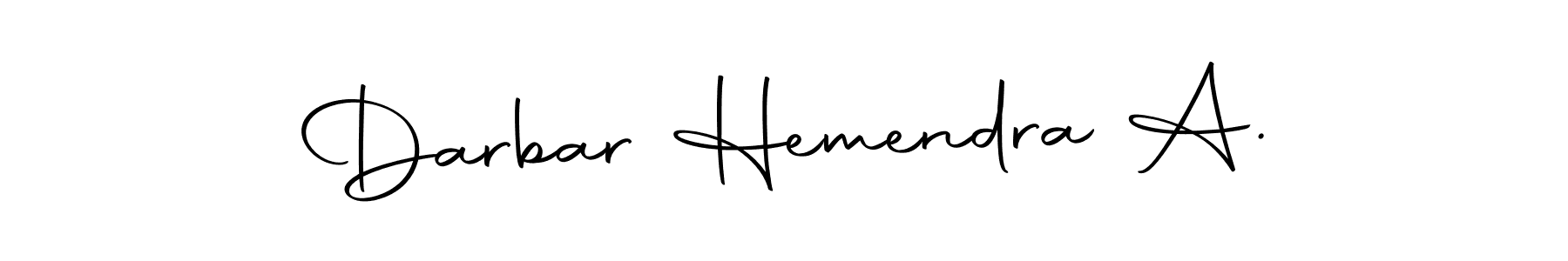 Darbar Hemendra A. stylish signature style. Best Handwritten Sign (Autography-DOLnW) for my name. Handwritten Signature Collection Ideas for my name Darbar Hemendra A.. Darbar Hemendra A. signature style 10 images and pictures png