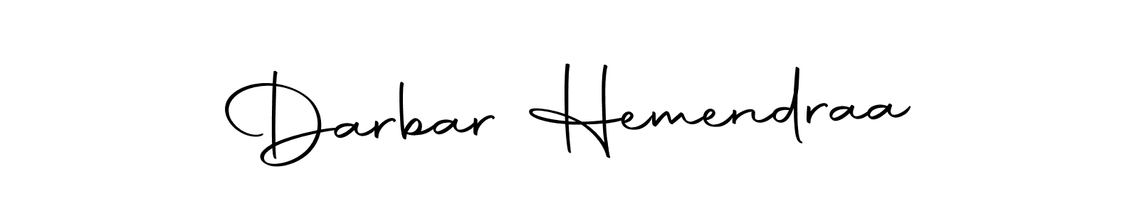 How to make Darbar Hemendraa name signature. Use Autography-DOLnW style for creating short signs online. This is the latest handwritten sign. Darbar Hemendraa signature style 10 images and pictures png