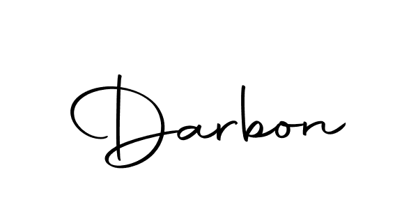Make a beautiful signature design for name Darbon. With this signature (Autography-DOLnW) style, you can create a handwritten signature for free. Darbon signature style 10 images and pictures png