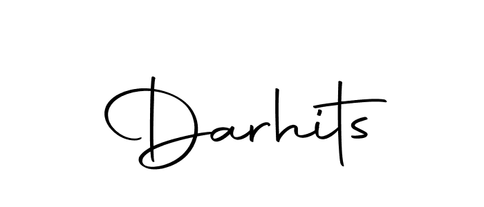 You should practise on your own different ways (Autography-DOLnW) to write your name (Darhits) in signature. don't let someone else do it for you. Darhits signature style 10 images and pictures png