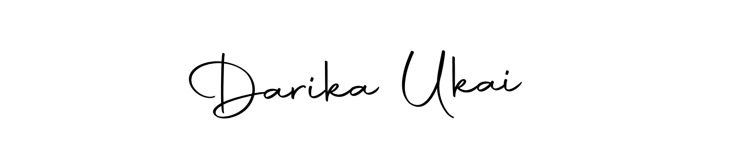 Make a beautiful signature design for name Darika Ukai ♡. With this signature (Autography-DOLnW) style, you can create a handwritten signature for free. Darika Ukai ♡ signature style 10 images and pictures png