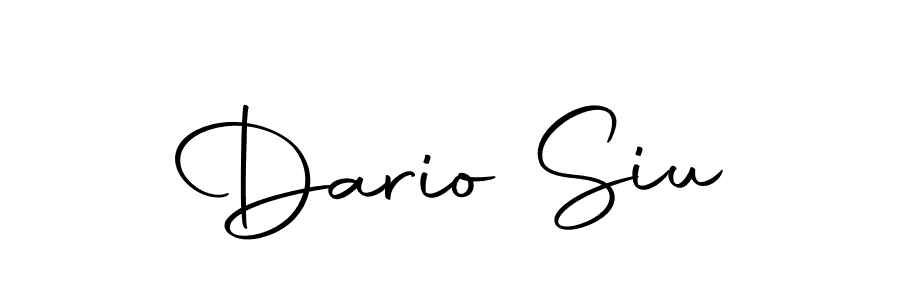 Design your own signature with our free online signature maker. With this signature software, you can create a handwritten (Autography-DOLnW) signature for name Dario Siu. Dario Siu signature style 10 images and pictures png