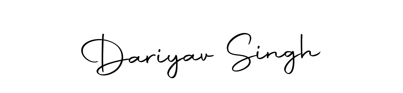 Make a short Dariyav Singh signature style. Manage your documents anywhere anytime using Autography-DOLnW. Create and add eSignatures, submit forms, share and send files easily. Dariyav Singh signature style 10 images and pictures png