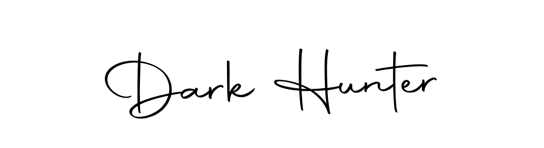 Make a beautiful signature design for name Dark Hunter. With this signature (Autography-DOLnW) style, you can create a handwritten signature for free. Dark Hunter signature style 10 images and pictures png