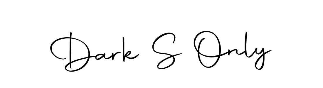You should practise on your own different ways (Autography-DOLnW) to write your name (Dark S Only) in signature. don't let someone else do it for you. Dark S Only signature style 10 images and pictures png