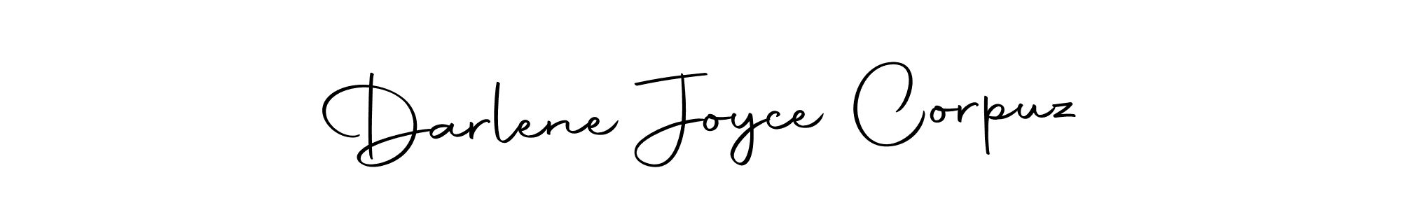 How to make Darlene Joyce Corpuz signature? Autography-DOLnW is a professional autograph style. Create handwritten signature for Darlene Joyce Corpuz name. Darlene Joyce Corpuz signature style 10 images and pictures png