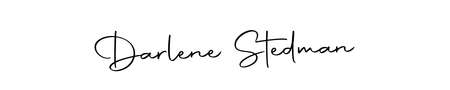 Make a beautiful signature design for name Darlene Stedman. With this signature (Autography-DOLnW) style, you can create a handwritten signature for free. Darlene Stedman signature style 10 images and pictures png