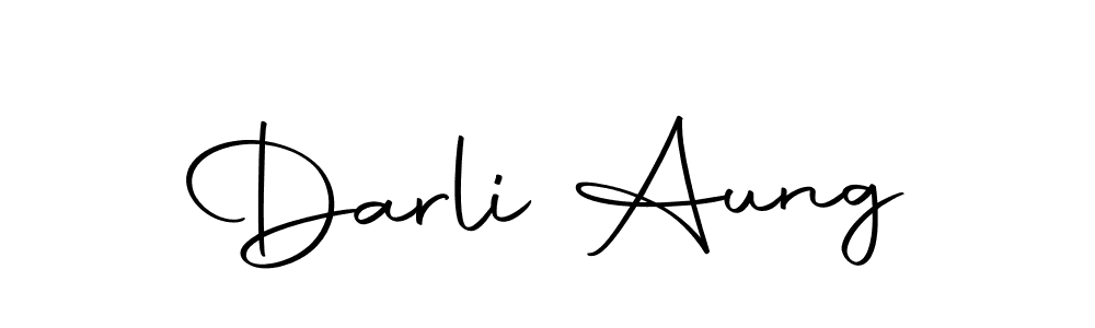 Similarly Autography-DOLnW is the best handwritten signature design. Signature creator online .You can use it as an online autograph creator for name Darli Aung. Darli Aung signature style 10 images and pictures png