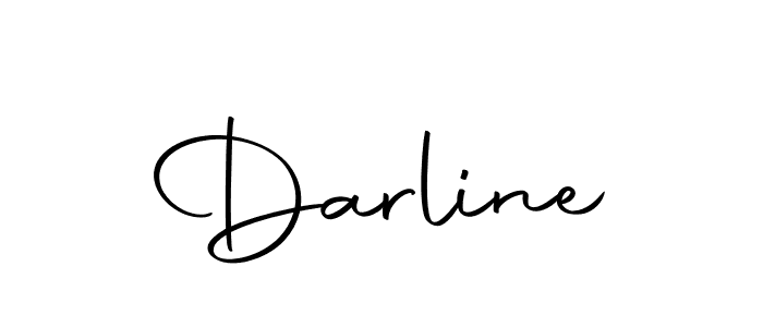 Darline stylish signature style. Best Handwritten Sign (Autography-DOLnW) for my name. Handwritten Signature Collection Ideas for my name Darline. Darline signature style 10 images and pictures png