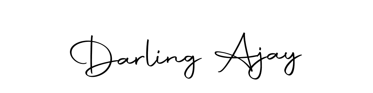 Use a signature maker to create a handwritten signature online. With this signature software, you can design (Autography-DOLnW) your own signature for name Darling Ajay. Darling Ajay signature style 10 images and pictures png