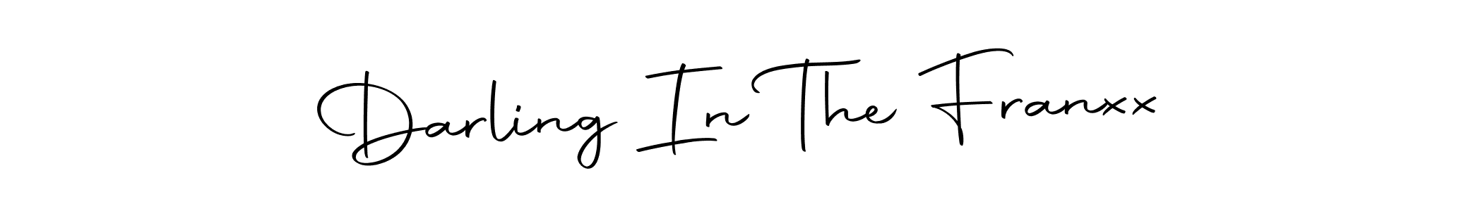 Darling In The Franxx stylish signature style. Best Handwritten Sign (Autography-DOLnW) for my name. Handwritten Signature Collection Ideas for my name Darling In The Franxx. Darling In The Franxx signature style 10 images and pictures png