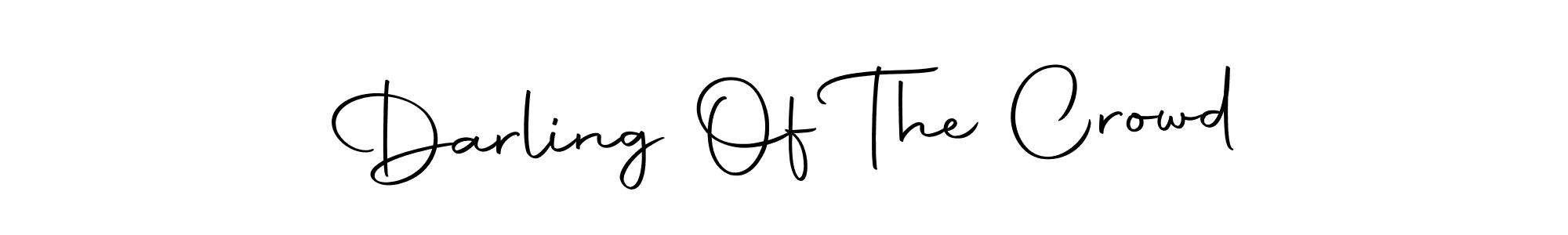 Design your own signature with our free online signature maker. With this signature software, you can create a handwritten (Autography-DOLnW) signature for name Darling Of The Crowd. Darling Of The Crowd signature style 10 images and pictures png