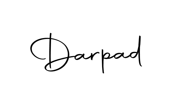 Make a beautiful signature design for name Darpad. With this signature (Autography-DOLnW) style, you can create a handwritten signature for free. Darpad signature style 10 images and pictures png