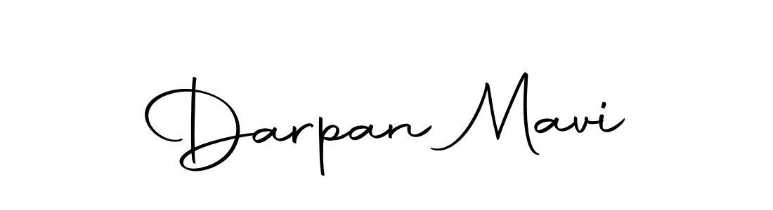 How to make Darpan Mavi name signature. Use Autography-DOLnW style for creating short signs online. This is the latest handwritten sign. Darpan Mavi signature style 10 images and pictures png