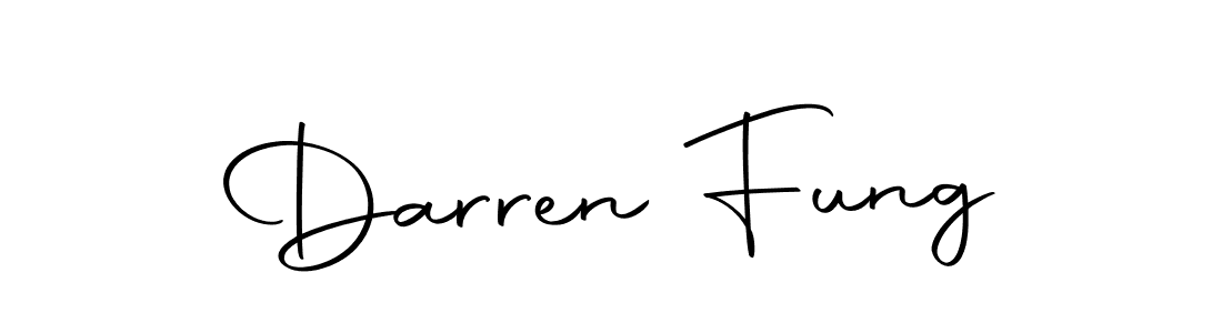 You should practise on your own different ways (Autography-DOLnW) to write your name (Darren Fung) in signature. don't let someone else do it for you. Darren Fung signature style 10 images and pictures png