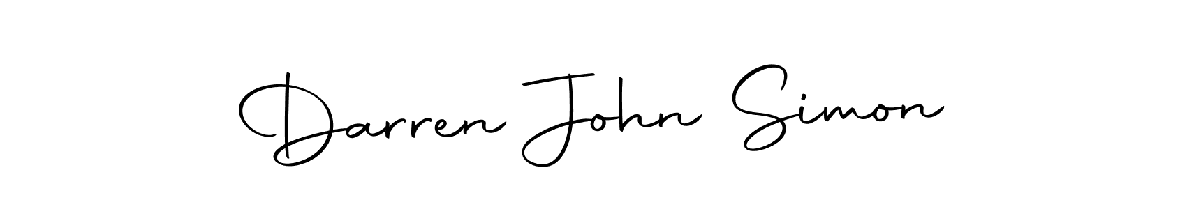 It looks lik you need a new signature style for name Darren John Simon. Design unique handwritten (Autography-DOLnW) signature with our free signature maker in just a few clicks. Darren John Simon signature style 10 images and pictures png