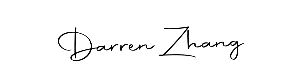 Make a beautiful signature design for name Darren Zhang. With this signature (Autography-DOLnW) style, you can create a handwritten signature for free. Darren Zhang signature style 10 images and pictures png