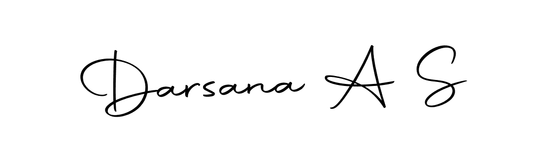 How to make Darsana A S signature? Autography-DOLnW is a professional autograph style. Create handwritten signature for Darsana A S name. Darsana A S signature style 10 images and pictures png