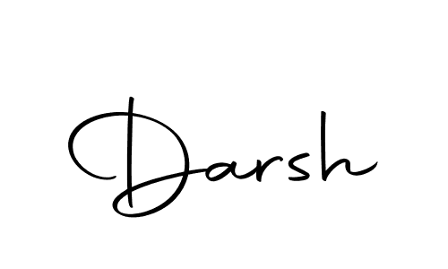 Design your own signature with our free online signature maker. With this signature software, you can create a handwritten (Autography-DOLnW) signature for name Darsh. Darsh signature style 10 images and pictures png