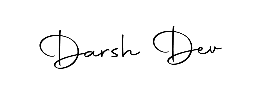 How to make Darsh Dev signature? Autography-DOLnW is a professional autograph style. Create handwritten signature for Darsh Dev name. Darsh Dev signature style 10 images and pictures png