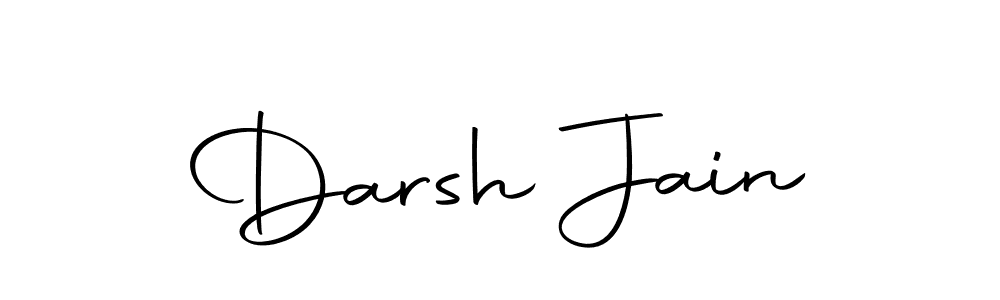 Make a beautiful signature design for name Darsh Jain. Use this online signature maker to create a handwritten signature for free. Darsh Jain signature style 10 images and pictures png