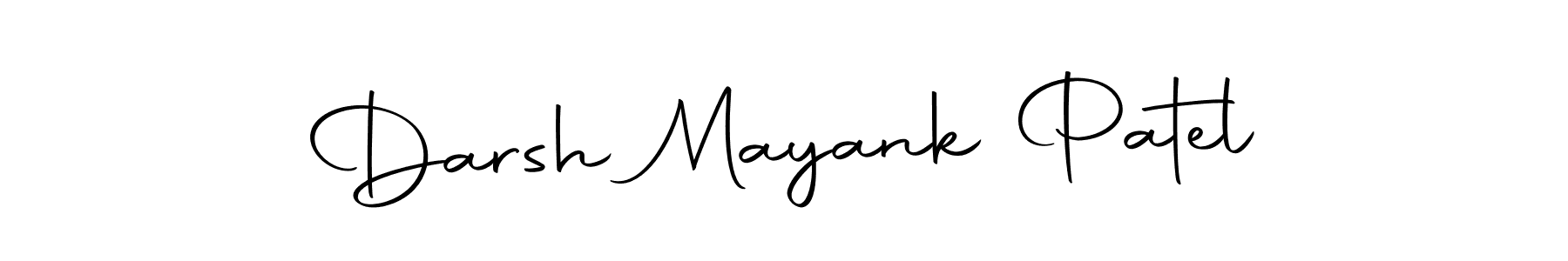 Darsh Mayank Patel stylish signature style. Best Handwritten Sign (Autography-DOLnW) for my name. Handwritten Signature Collection Ideas for my name Darsh Mayank Patel. Darsh Mayank Patel signature style 10 images and pictures png