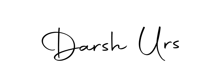 Make a beautiful signature design for name Darsh Urs. Use this online signature maker to create a handwritten signature for free. Darsh Urs signature style 10 images and pictures png