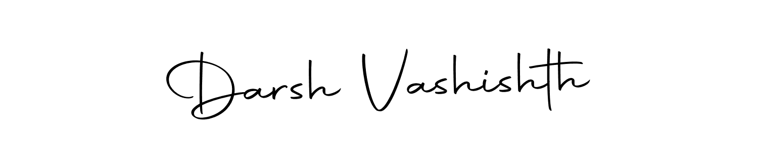 Make a beautiful signature design for name Darsh Vashishth. Use this online signature maker to create a handwritten signature for free. Darsh Vashishth signature style 10 images and pictures png