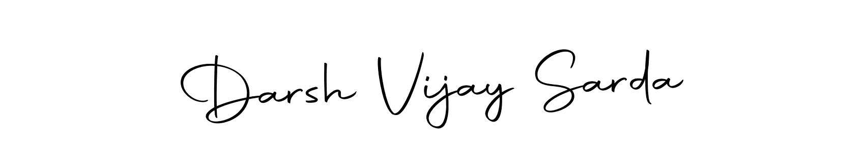 It looks lik you need a new signature style for name Darsh Vijay Sarda. Design unique handwritten (Autography-DOLnW) signature with our free signature maker in just a few clicks. Darsh Vijay Sarda signature style 10 images and pictures png