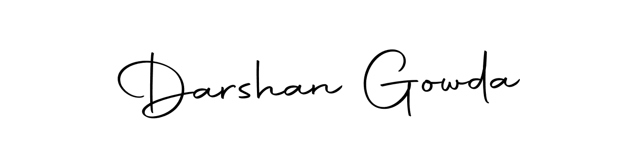 Darshan Gowda stylish signature style. Best Handwritten Sign (Autography-DOLnW) for my name. Handwritten Signature Collection Ideas for my name Darshan Gowda. Darshan Gowda signature style 10 images and pictures png