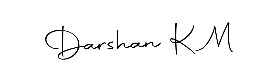 Similarly Autography-DOLnW is the best handwritten signature design. Signature creator online .You can use it as an online autograph creator for name Darshan K M. Darshan K M signature style 10 images and pictures png