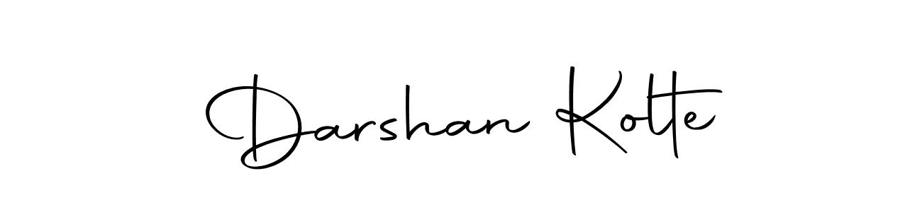 Make a beautiful signature design for name Darshan Kolte. With this signature (Autography-DOLnW) style, you can create a handwritten signature for free. Darshan Kolte signature style 10 images and pictures png