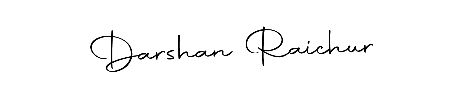 How to make Darshan Raichur signature? Autography-DOLnW is a professional autograph style. Create handwritten signature for Darshan Raichur name. Darshan Raichur signature style 10 images and pictures png