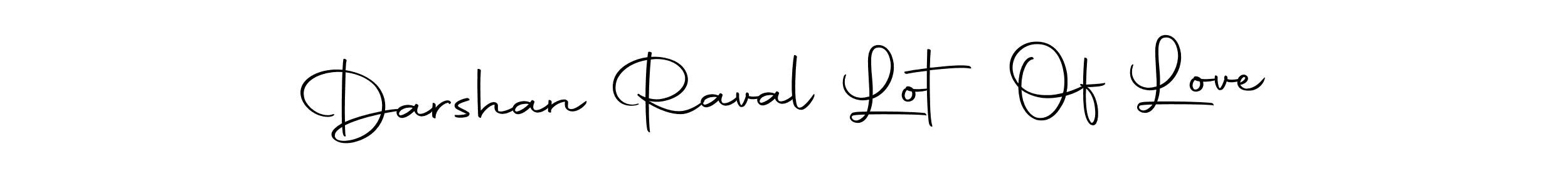 Also we have Darshan Raval Lot Of Love name is the best signature style. Create professional handwritten signature collection using Autography-DOLnW autograph style. Darshan Raval Lot Of Love signature style 10 images and pictures png