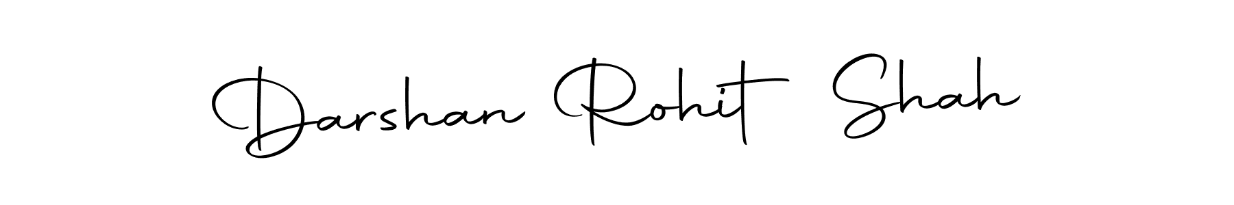 Design your own signature with our free online signature maker. With this signature software, you can create a handwritten (Autography-DOLnW) signature for name Darshan Rohit Shah. Darshan Rohit Shah signature style 10 images and pictures png