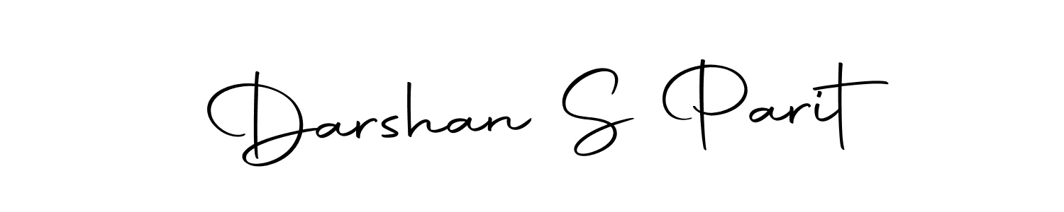 The best way (Autography-DOLnW) to make a short signature is to pick only two or three words in your name. The name Darshan S Parit include a total of six letters. For converting this name. Darshan S Parit signature style 10 images and pictures png