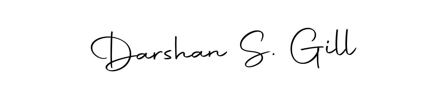 You should practise on your own different ways (Autography-DOLnW) to write your name (Darshan S. Gill) in signature. don't let someone else do it for you. Darshan S. Gill signature style 10 images and pictures png