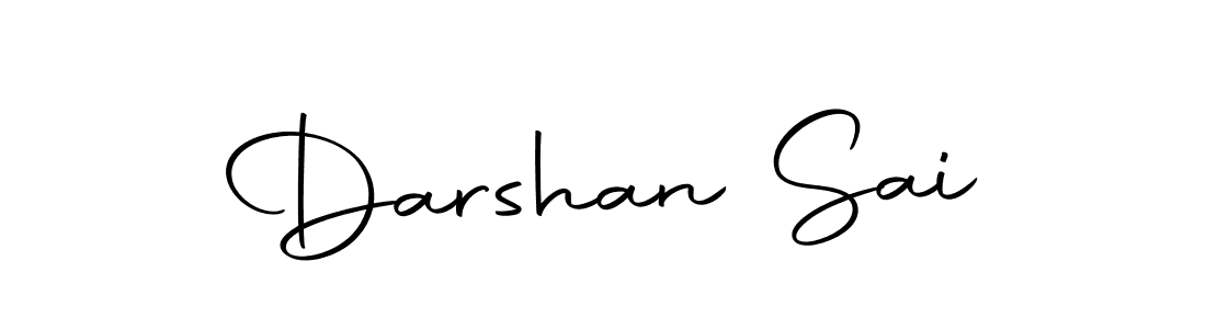 How to make Darshan Sai name signature. Use Autography-DOLnW style for creating short signs online. This is the latest handwritten sign. Darshan Sai signature style 10 images and pictures png