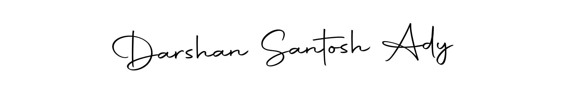 You should practise on your own different ways (Autography-DOLnW) to write your name (Darshan Santosh Ady) in signature. don't let someone else do it for you. Darshan Santosh Ady signature style 10 images and pictures png