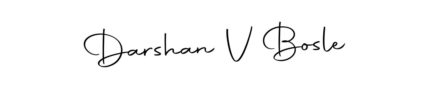 It looks lik you need a new signature style for name Darshan V Bosle. Design unique handwritten (Autography-DOLnW) signature with our free signature maker in just a few clicks. Darshan V Bosle signature style 10 images and pictures png