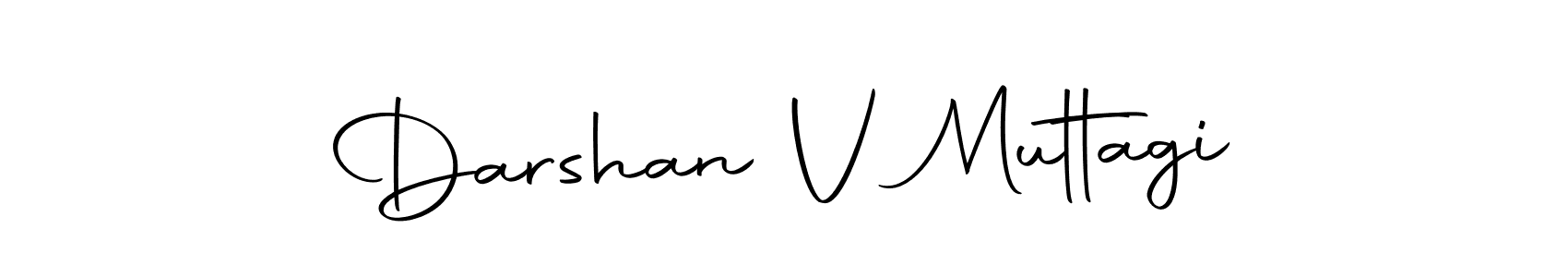 Make a beautiful signature design for name Darshan V Muttagi. With this signature (Autography-DOLnW) style, you can create a handwritten signature for free. Darshan V Muttagi signature style 10 images and pictures png