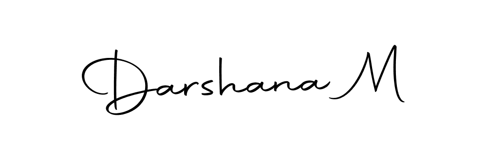 Make a beautiful signature design for name Darshana M. Use this online signature maker to create a handwritten signature for free. Darshana M signature style 10 images and pictures png