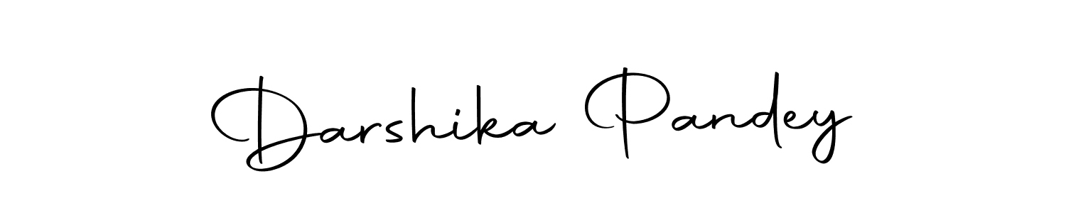 Design your own signature with our free online signature maker. With this signature software, you can create a handwritten (Autography-DOLnW) signature for name Darshika Pandey. Darshika Pandey signature style 10 images and pictures png