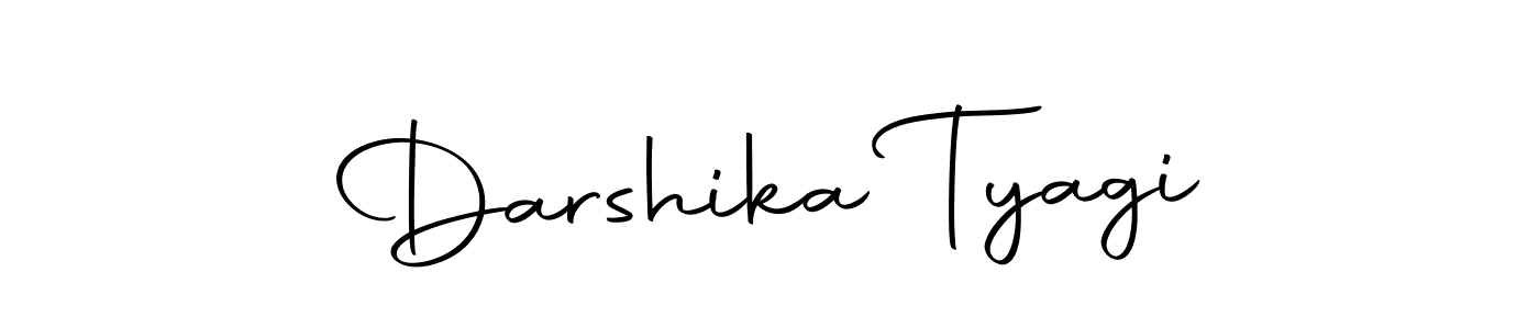 Design your own signature with our free online signature maker. With this signature software, you can create a handwritten (Autography-DOLnW) signature for name Darshika Tyagi. Darshika Tyagi signature style 10 images and pictures png
