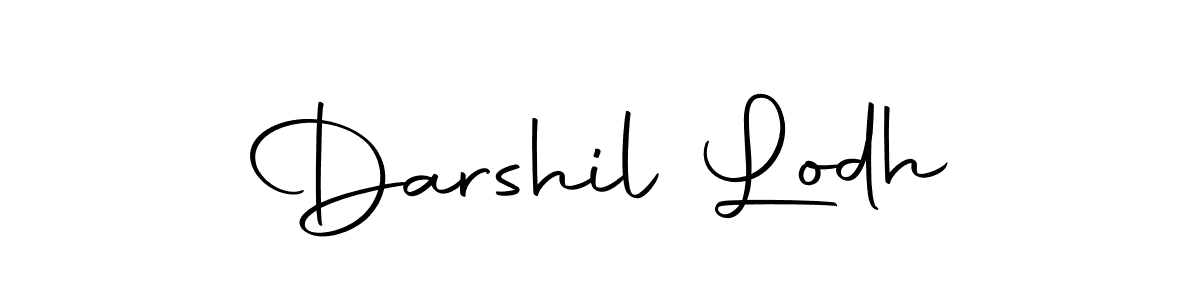 Make a short Darshil Lodh signature style. Manage your documents anywhere anytime using Autography-DOLnW. Create and add eSignatures, submit forms, share and send files easily. Darshil Lodh signature style 10 images and pictures png