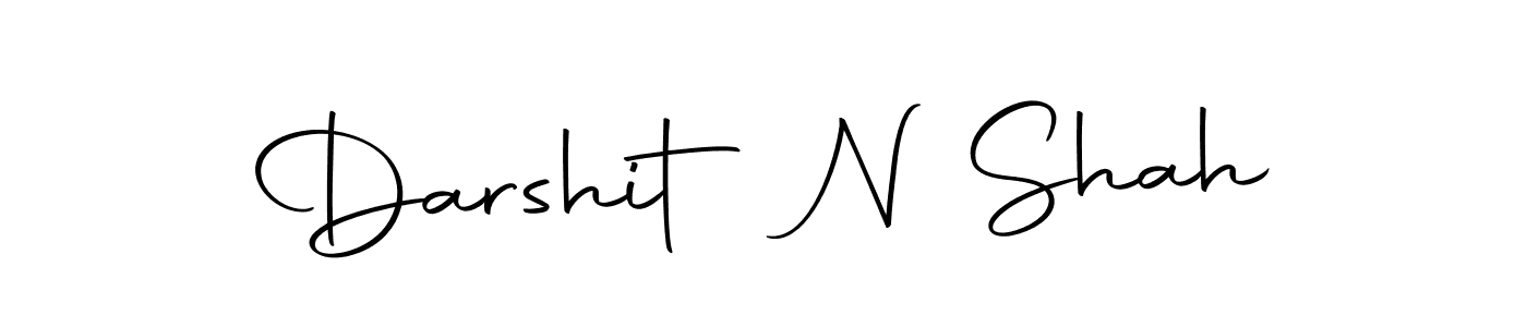 Design your own signature with our free online signature maker. With this signature software, you can create a handwritten (Autography-DOLnW) signature for name Darshit N Shah. Darshit N Shah signature style 10 images and pictures png