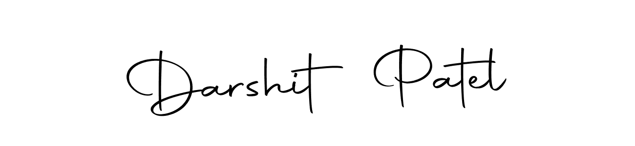 Make a beautiful signature design for name Darshit Patel. Use this online signature maker to create a handwritten signature for free. Darshit Patel signature style 10 images and pictures png
